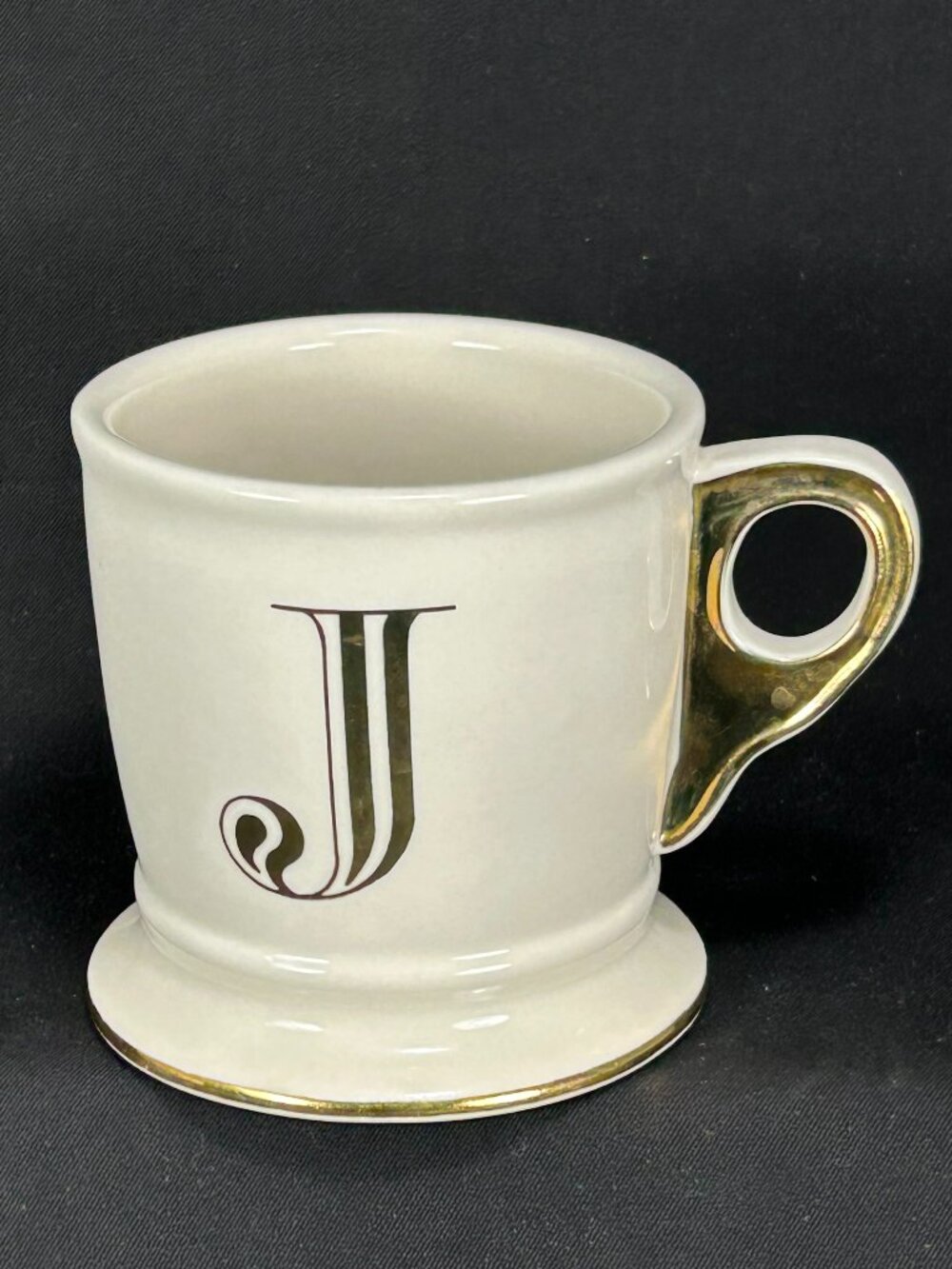 Anthropologie letter J coffee mug